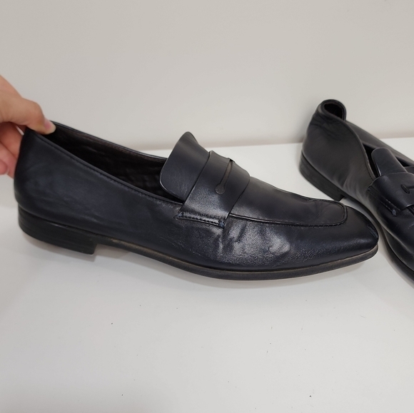 Zegna, deep navy blue leather size 9 - Picture 10 of 10